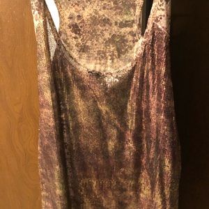 Daytrip multicolored shimmer tank